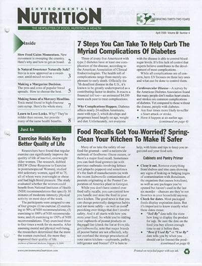 Best Price for Environmental Nutrition Newsletter Subscription